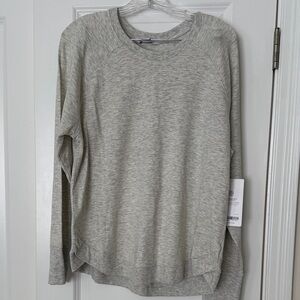 Athleta Gray Long Mindset Sweatshirt